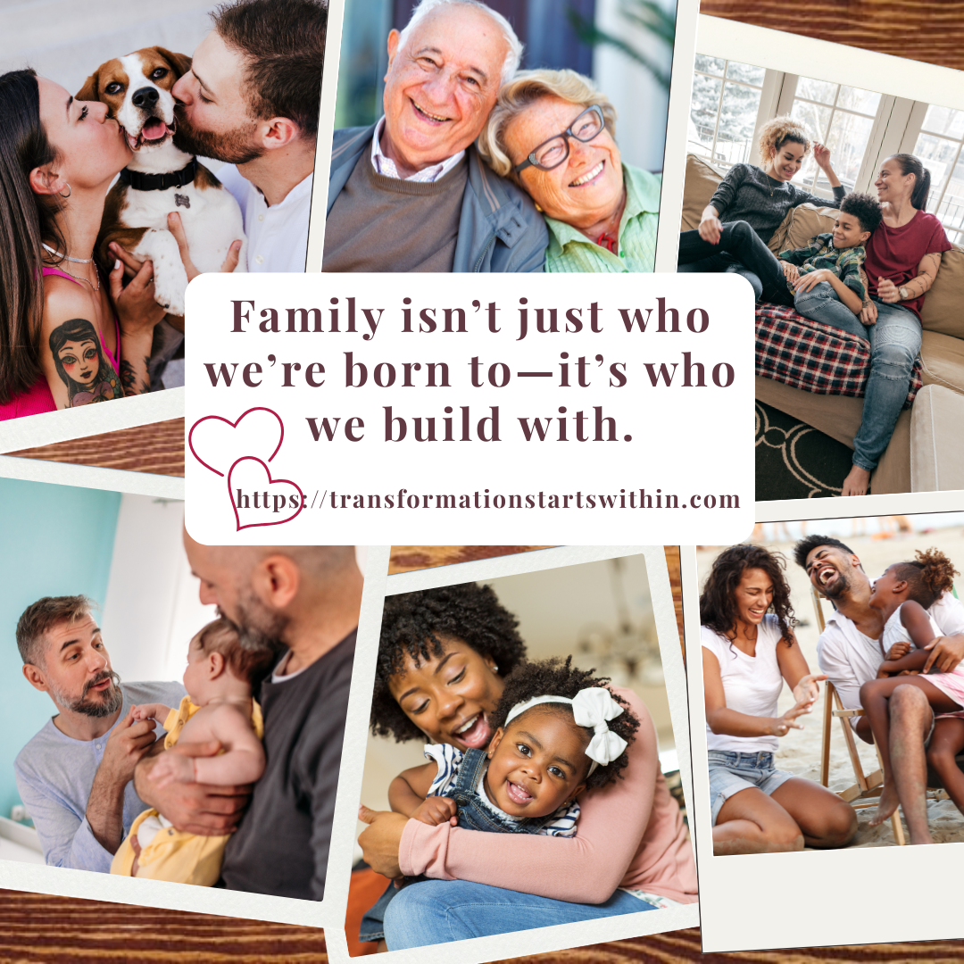 Pictures of different family combinations